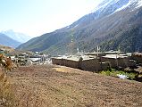 07 Looking Back At Khangsar On Trek To Tilicho Tal Lake
